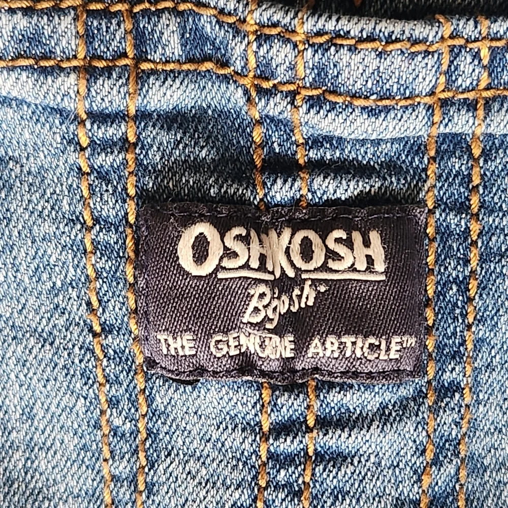 OSH KOSH Toddler Denim Overalls Size 18 Mo Faded Pants